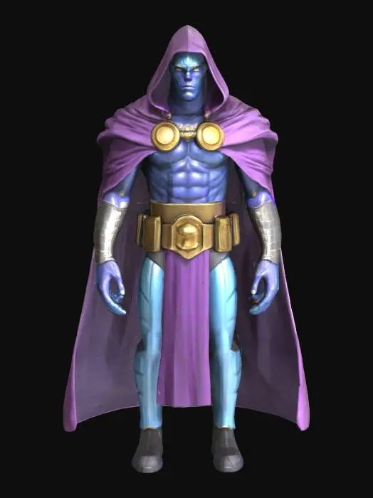 3D model for Mysterious Cloaked Figure, #SketchTo3D#