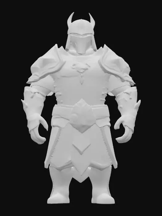 3D model for Warcraft style, brand new warrior chest armor