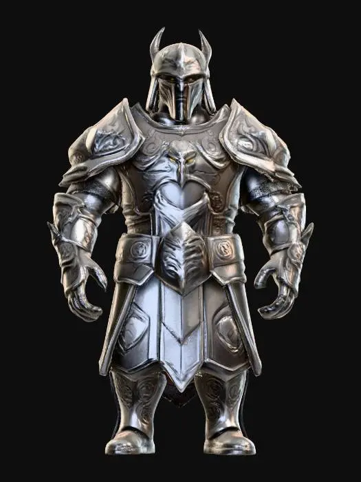 3D model for Warcraft style, brand new warrior chest armor