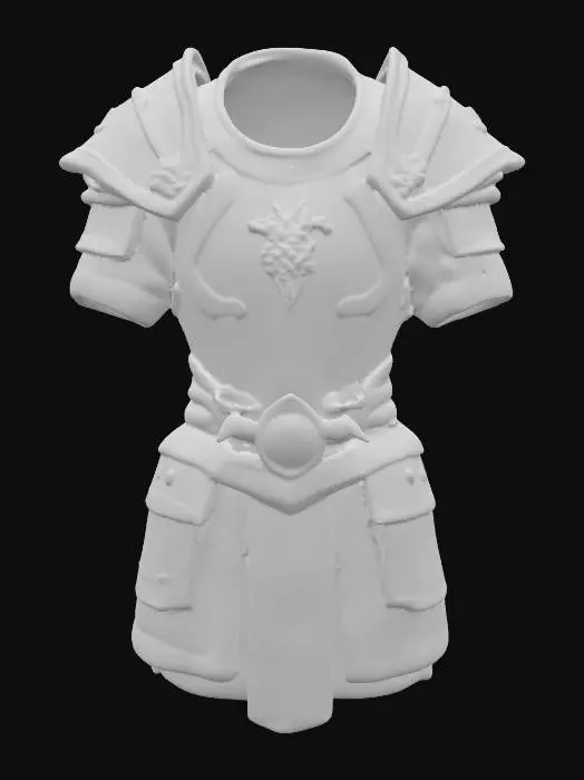 3D model for Warcraft style, brand new warrior chest armor
