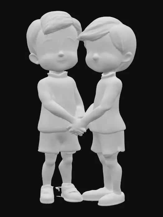 3D model for precious moments figurine #PBR#