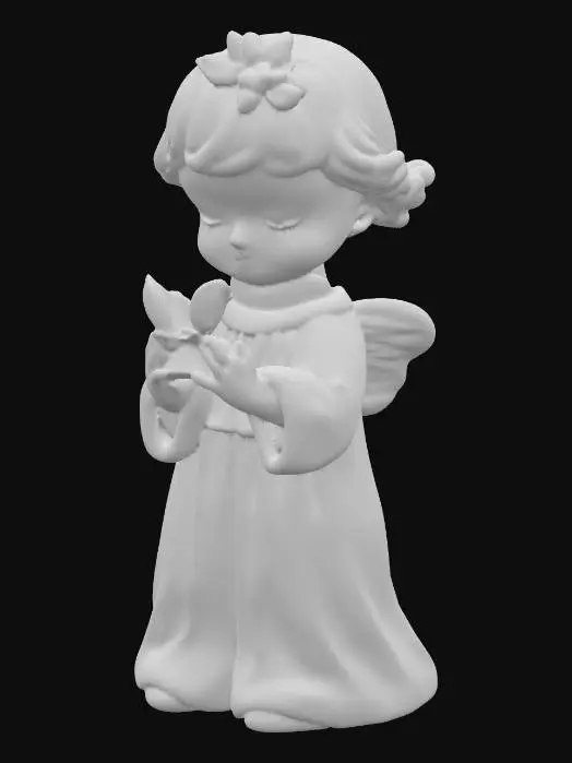 3D model for precious moments porcelain figurine #PBR#