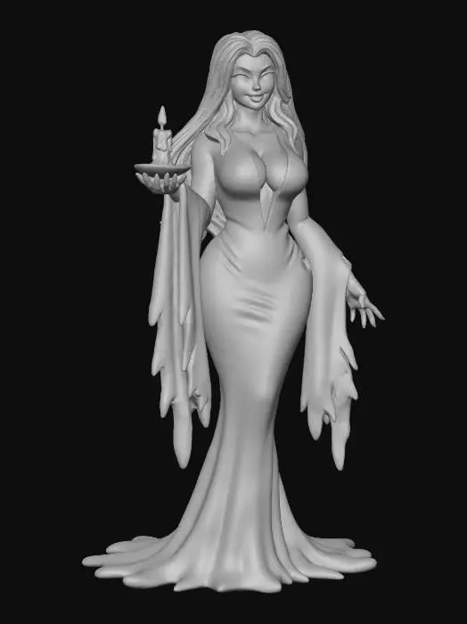 3D model for Elvira, mistress of the night, #Halloween2025#
