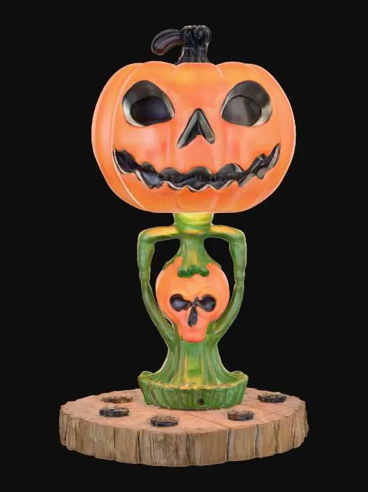 3D model for Halloween Skull lamp, #Halloween2025#