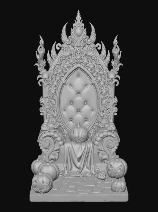 3D model for Soul filled daemon throne
, #Halloween2025#