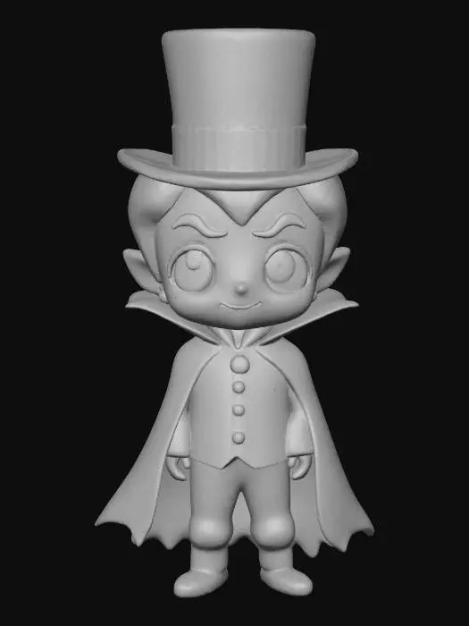 3D model for Chibi style Dracula
, #Halloween2025#