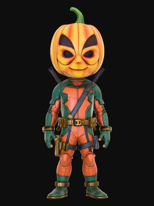 3D model for Deadpool, Trick-or-treat,, #Halloween2025#