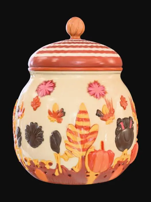 3D model for Thanksgiving cookie jar, #Thanksgiving#