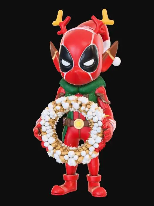 3D model for Deadpool Sant's elf, #Christmas2025#