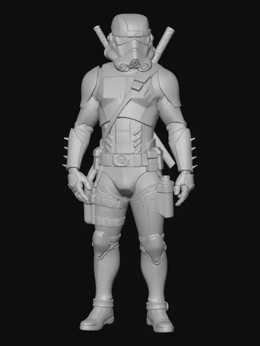 3D model for Deadpool Stormtrooper