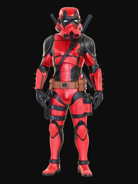 3D model for Deadpool Stormtrooper