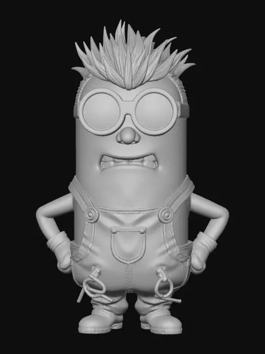 3D model for mean minion figurine