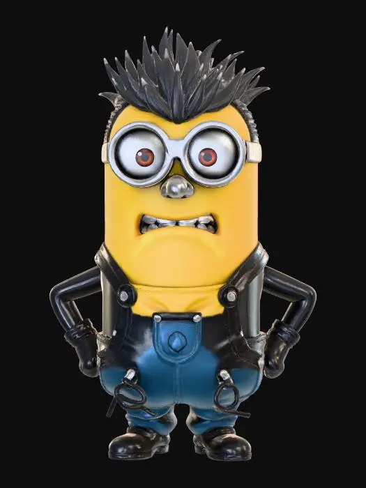 3D model for mean minion figurine
