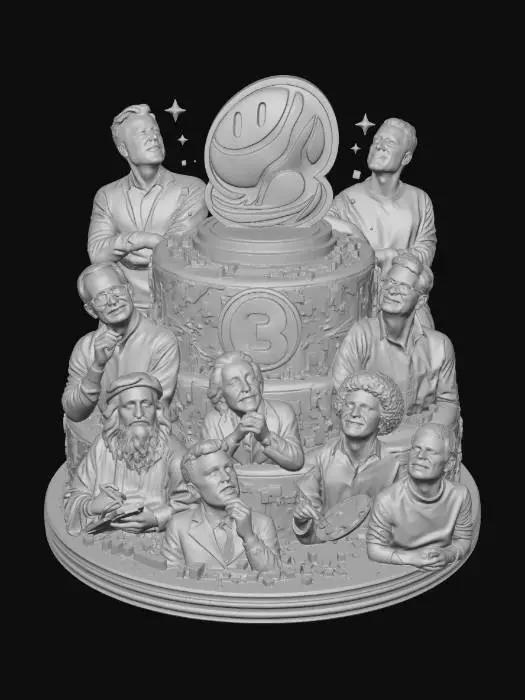 3D model for Threefold Vision