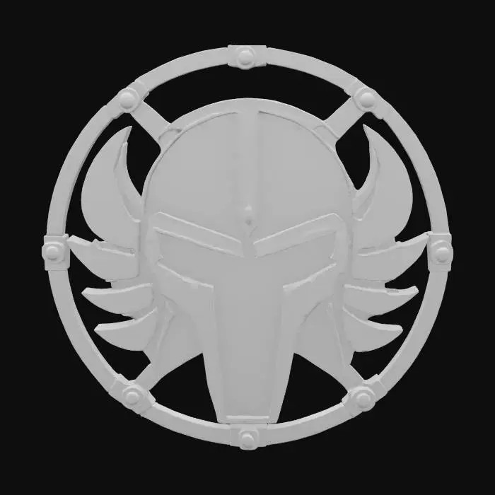 3D model for #emblem#, Mandalorian emblem,
