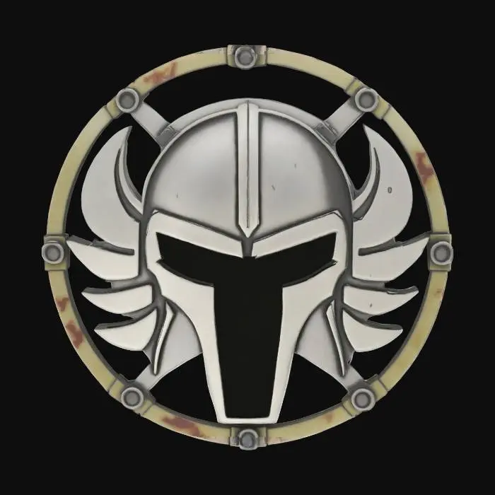 3D model for #emblem#, Mandalorian emblem,