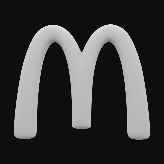 3D model for McDonalds golden arches, #arch#