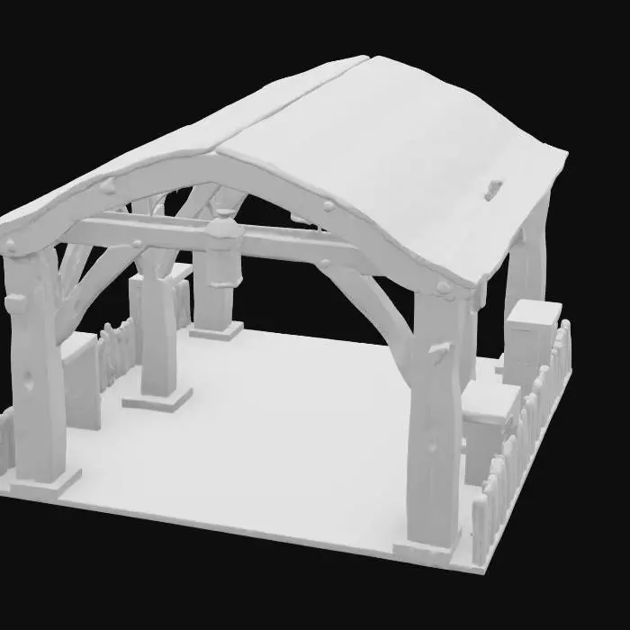 3D model for #arch#,old west themed archway