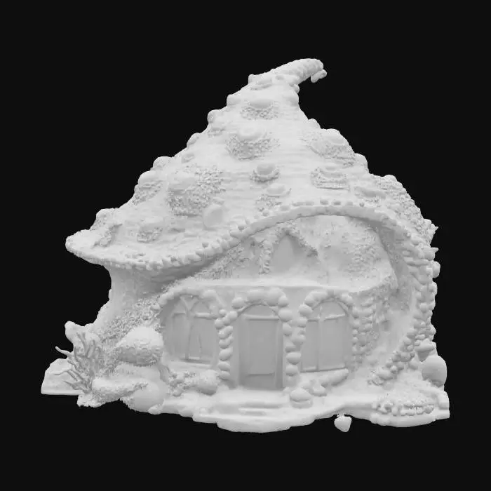3D model for #ocean#, intricate large shell house