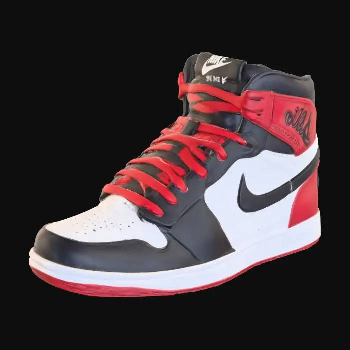 3D model for Nike Air Jordan 1 shoe