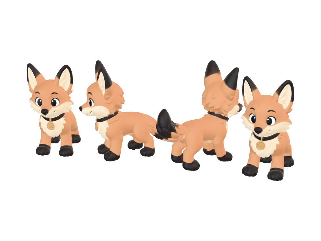 I Think I Found My Childhood - Neutralpose 3D model, vytvořený pomocí AI
