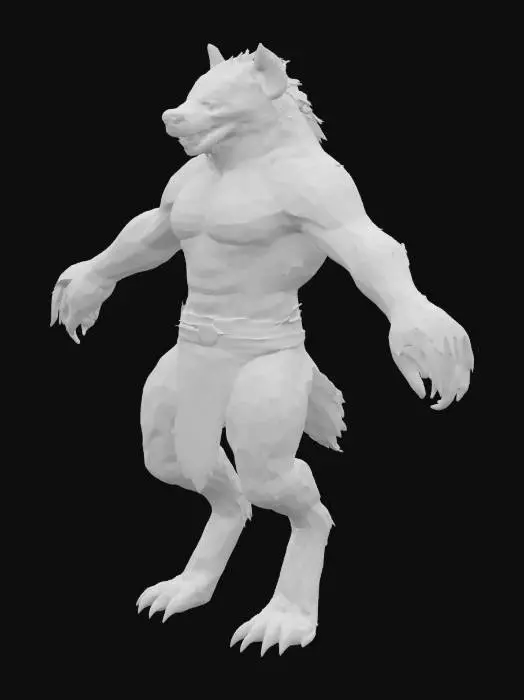 3D model for Gnoll1