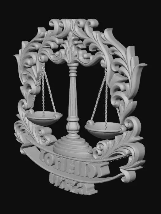 3D model for Law Emblem UNEAL