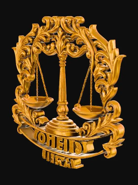 3D model for Law Emblem UNEAL