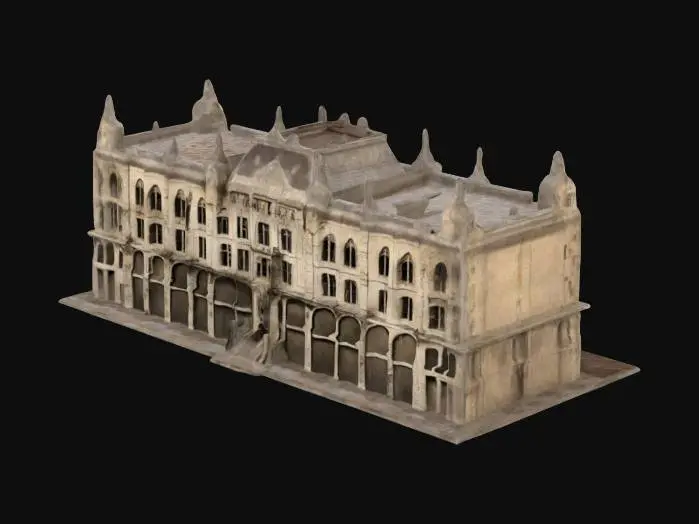 3D model for Architectural Elevation Drawing