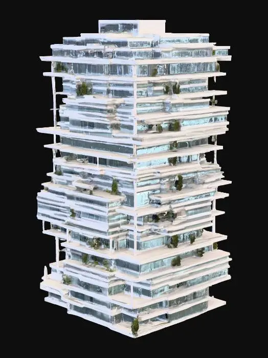 3D model for beirut terraces