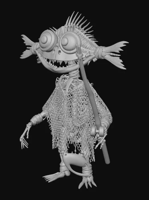 3D model for Beachcomber Fisherman