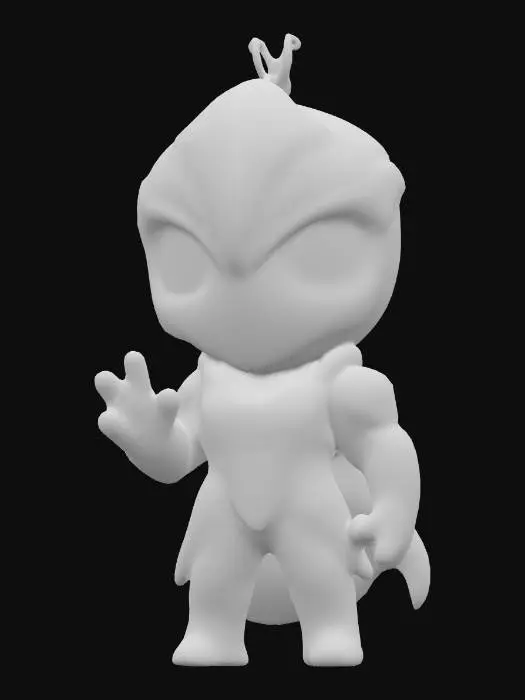 3D model for Chibi Alien Hero