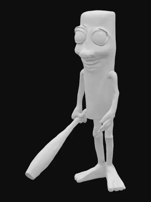 3D model for Bat Buddy tung tung tung sahur