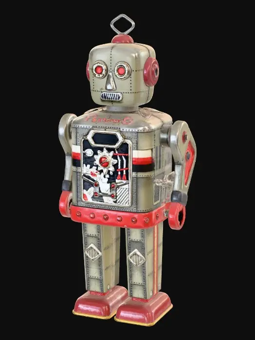 3D model for Retro Robot Display
