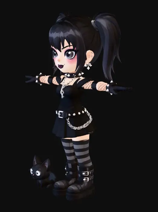 3D model for Nocturne in Black