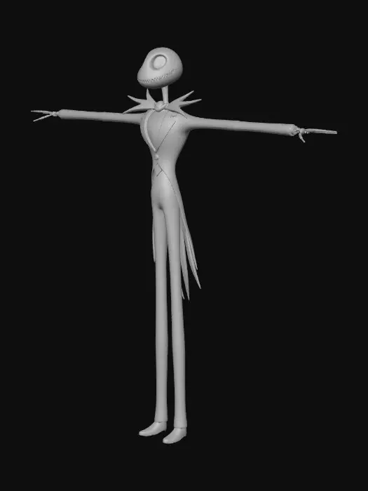 3D model for Jack Skellington
