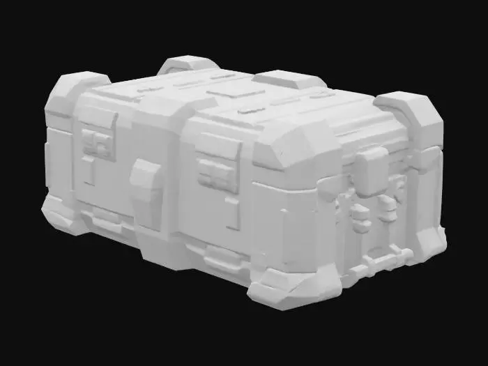 3D model for Desert Cargo Crate