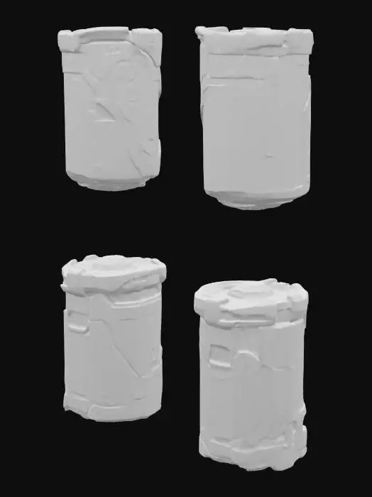 3D model for Futuristic Capsules