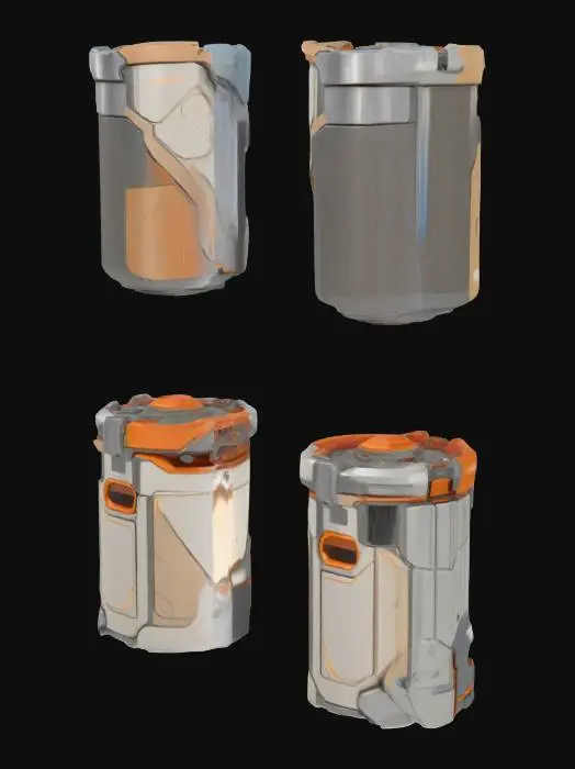 3D model for Futuristic Capsules