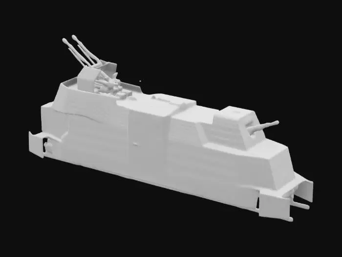 3D model for Armored Train