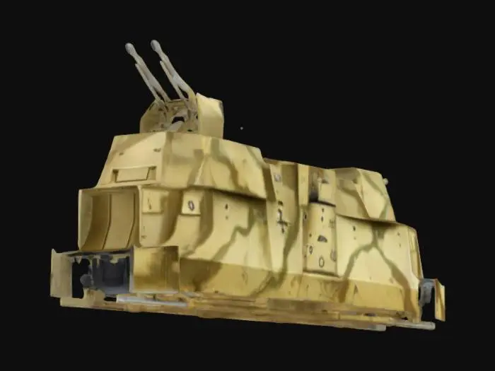 3D model for Armored Train