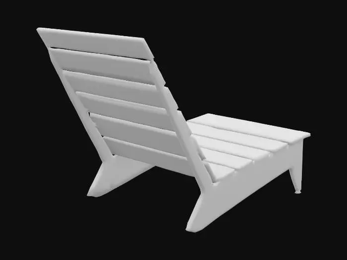 3D model for Lounge WOOD Chair Design