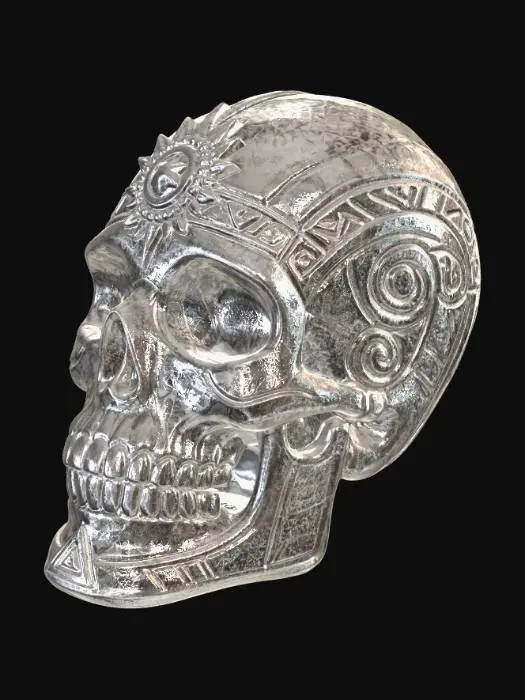 3D model for Ornate Crystal Skull