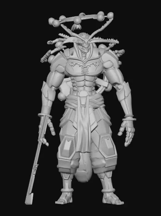 3D model for Clockwork Mahoraga