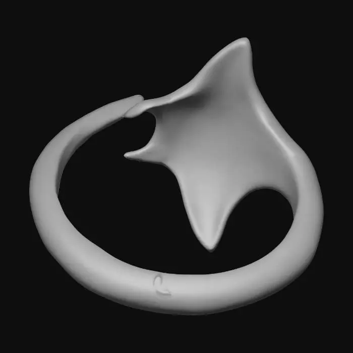 3D model for Stingray Elegance Ring