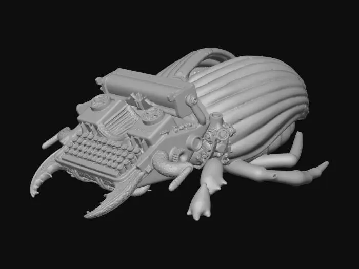 3D model for Clockwork Typewriter Beetle