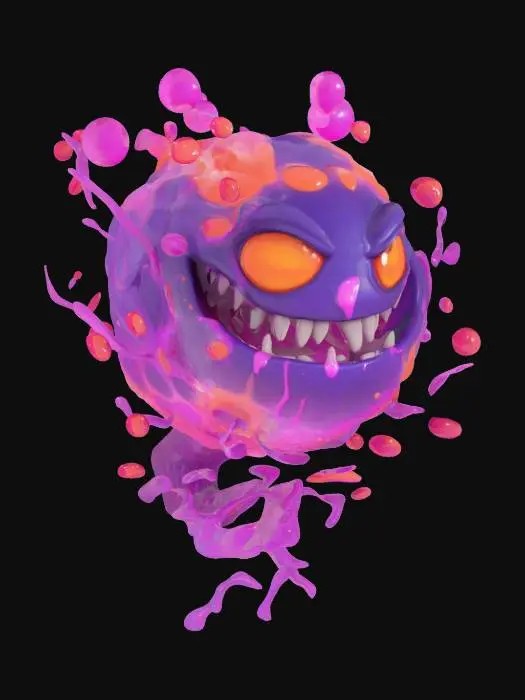 3D model for Splat Monster
