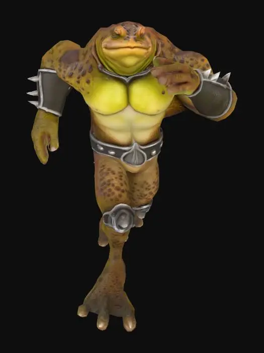3D model for BattleToad Warrior