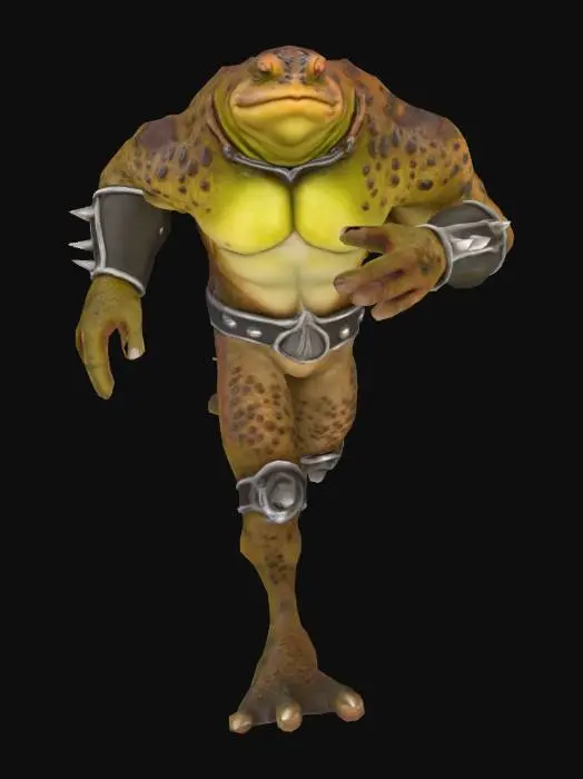 3D model for BattleToad Warrior