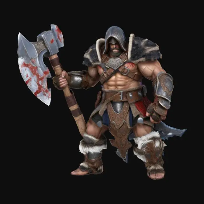 3D model for Warrior of the North